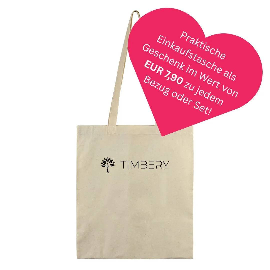 Einkaufstasche - Geschenk zu jedem Bezug - Timbery.at