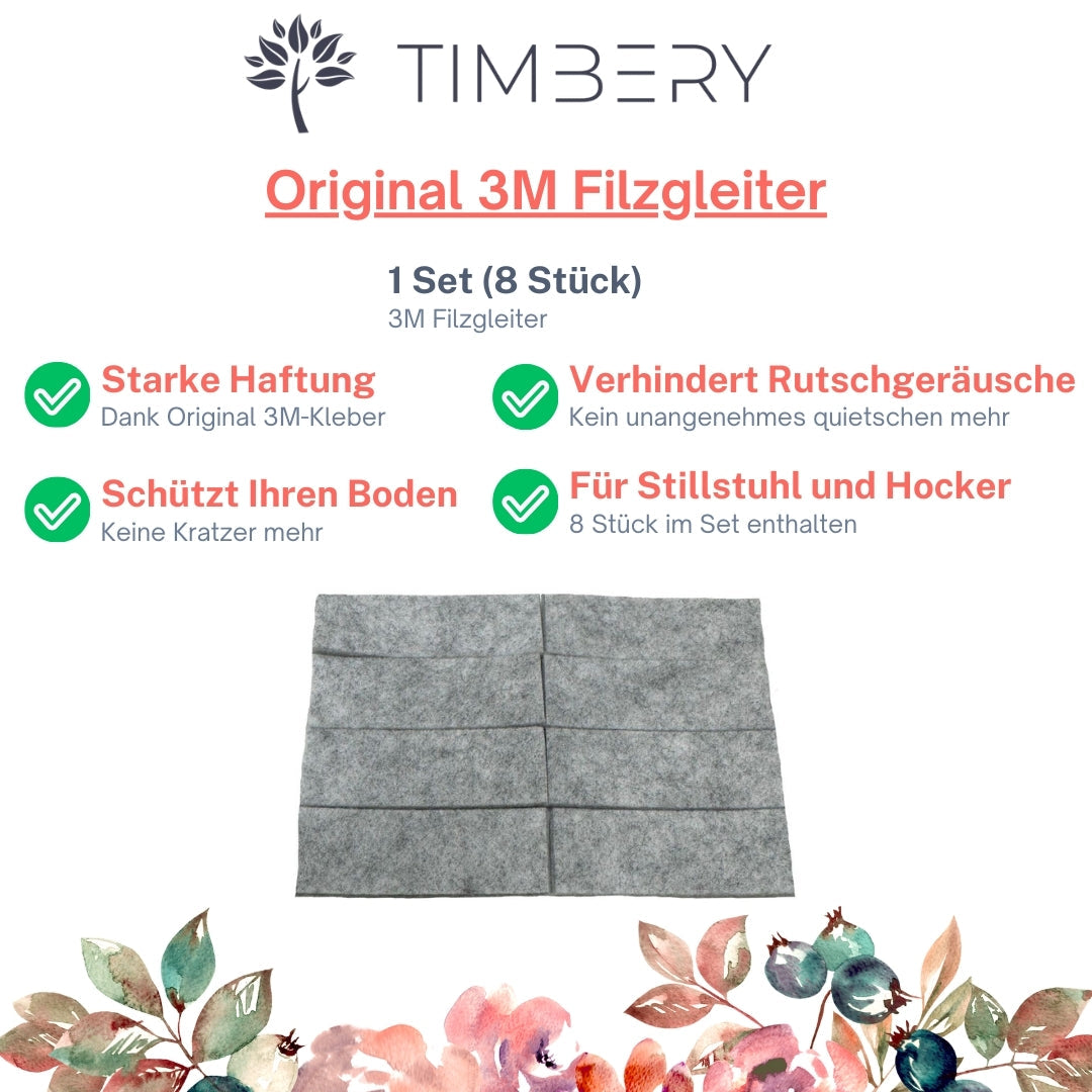 Vorteile 3M Filzgleiter für Stillstuhl und Hocker