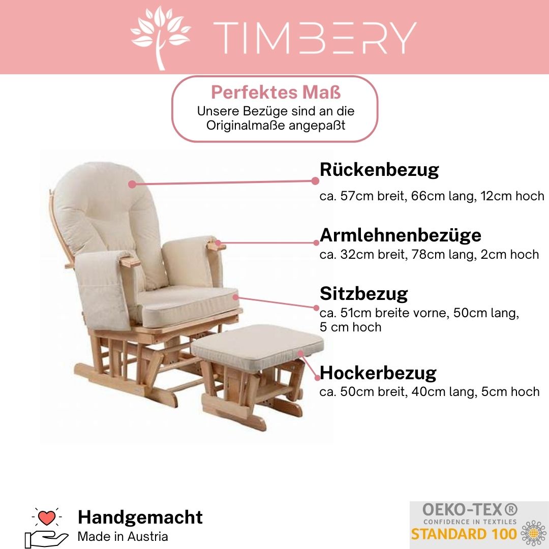 Stillstuhl Bezug Crema für Hauck 🍼