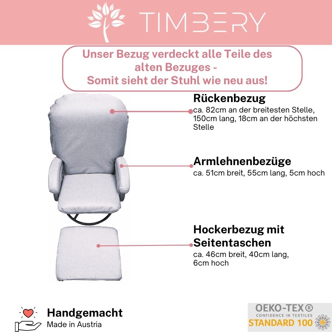 hauck glider ersatzbezug Stillstuhl Bezug für Hauck Metall Glider 🍼